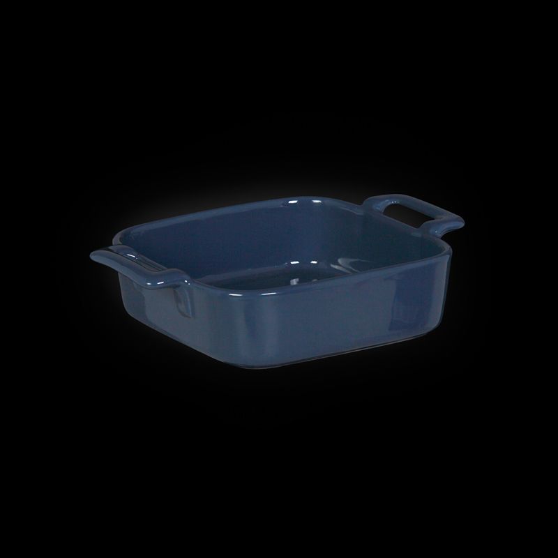 Форма для запекания с двумя ручками синяя Colore "Corone" 130х130х40мм [LQ-SK0036-A6855]